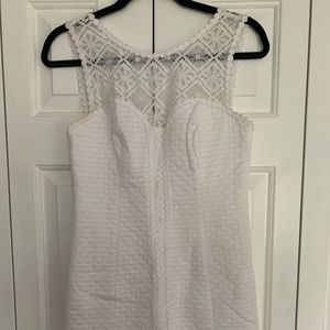 Lilly Pulitzer White Lace Dress